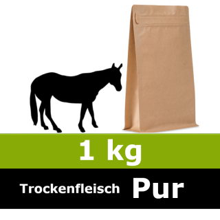 Wunschnapf Pferd Pur 1 kg - ideal als Trocken Barf oder Leckerlie
